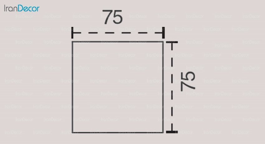 تصویر پاف و اتومان ایتال فوم مدل 75×75